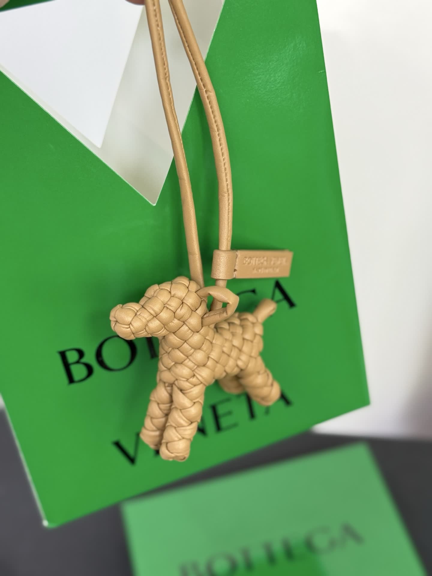 Bottega Veneta Leather Lamb Charm